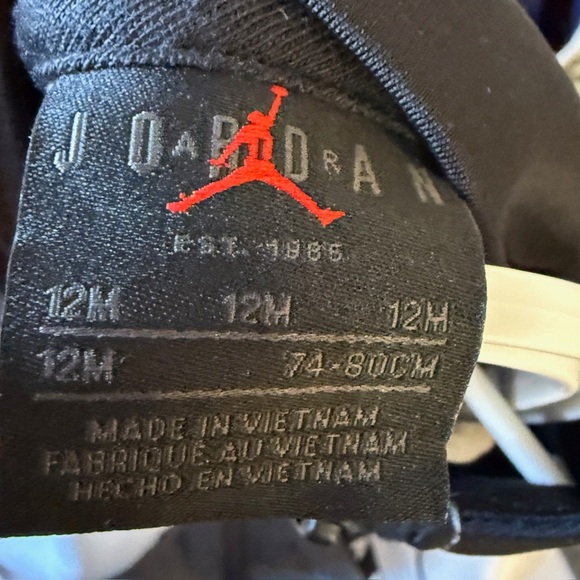 Jordan Jumpman Two Piece Jumpsuit Smoke Gray 12 Month NWT - Picture 4 of 4